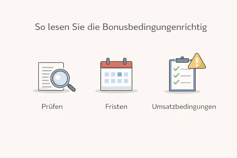 Bedingungen für Sportwettenboni